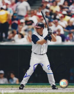 AUTOGRAPHED BEN BROUSSARD 8X10 Cleveland Indians Photo