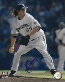AUTOGRAPHED  DERRICK TURNBOW  8x10 Milwaukee Brewers Photo