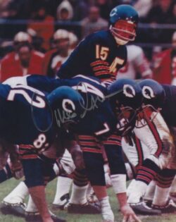 Autographed 8X10  VIRGIL CARTER Chicago Bears Photo