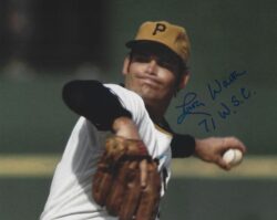 Autographed LUKE WALKER "71 WSC" 8X10 Pittsburgh Pirates Photo