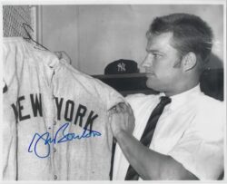 AUTOGRAPHED JIM BOUTON 8X10 New York Yankees Photo