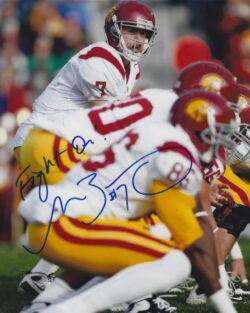 Autographed MATT BARKLEY USC Trojans 8X10 Photo