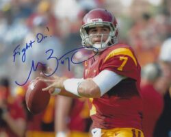 Autographed MATT BARKLEY USC Trojans 8X10 Photo