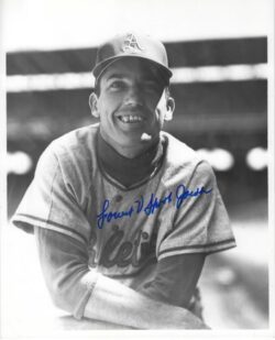 AUTOGRAPHED FORREST SPOOK JACOBS 8x10 Philadelphia A's Photo
