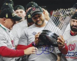 AUTOGRAPHED DAVE MARTINEZ 8X10 Washington Nationals photo