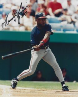 AUTOGRAPHED MARQUIS GRISSOM 8X0 Cleveland Indians Photo