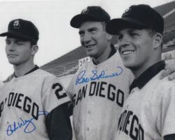 AUTOGRAPHED MIKE WEGENER and BOB SKINNER 8X10 San Diego Padres photo