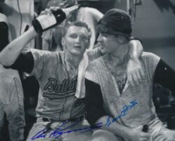 AUTOGRAPHED VIC ROZNOVSKY and EDDIE FISHER 8x10 Baltimore Orioles Photo