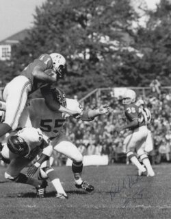 Autographed RALPH HECK 8X10 New York Giants Photo