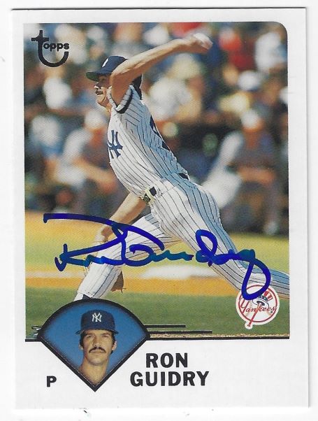 ron guidry card