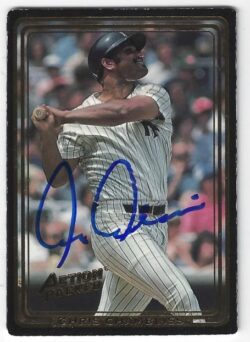 Autographed CHRIS CHAMBLISS New York Yankees 1993 Action Packed Card #55