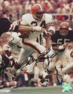 Autographed GREG PRUITT 8X10 Cleveland Browns Photo