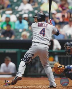 AUTOGRAPHED MIKE AVILES 8x10 Cleveland Indians Photo