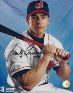 AUTOGRAPHED MARTY CORDOVA 8X10 Cleveland Indians Photo