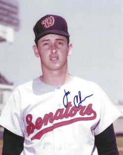 AUTOGRAPHED JOE COLEMAN 8X10 Washington Senators Photo