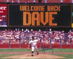 AUTOGRAPHED DAVE DRAVECKY 8x10 San Francisco Giants photo