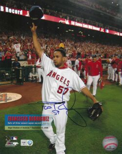 AUTOGRAPHED FRANCISCO RODRIGUEZ 8X10 California Angels Photo MLB