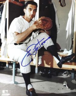 AUTOGRAPHED JOE PEPITONE 8x10 New York Yankees Photo