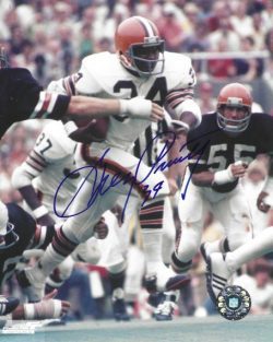 Autographed GREG PRUITT 8X10 Cleveland Browns Photo