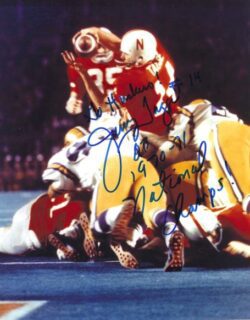 Autographed JERRY TAGGE 8x10 Nebraska Cornhuskers Photo
