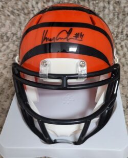 Autographed KEN ANDERSON Cincinnati Bengals Mini helmet