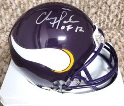 Autographed Chris Doleman Minnesota Vikings Mini Helmet