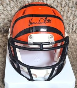 Autographed KEN ANDERSON Cincinnati Bengals Mini helmet