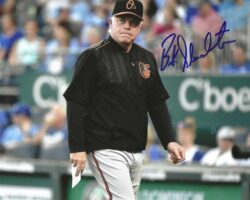 AUTOGRAPHED BUCK SHOWALTER 8x10 Baltimore Orioles Photo
