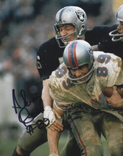 Autographed ALVIN REED 8x10 Houston Oilers Photo