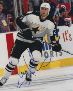 Autographed GREG ADAMS 8X10 Dallas Stars  Photo