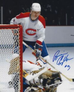 AUTOGRAPHED BRIAN ENGBLOOM 8x10 Montreal Canadiens Photo