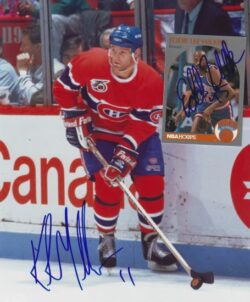 Autographed KIRK MULLER 8X10 Montreal Canadiens Photo