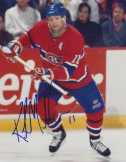 Autographed KIRK MULLER 8X10 Montreal Canadiens Photo