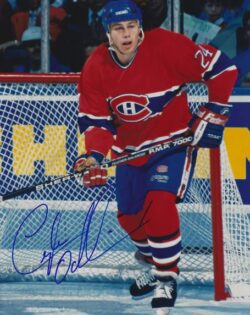 Autographed LYLE ODELEIN 8X10 Montreal Canadiens Photo