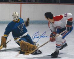 Autographed CLAUDE LAROSE 8X10 Montreal Canadiens Photo