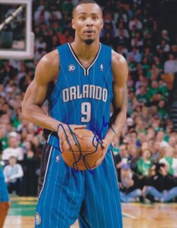 Autographed RASHARD LEWIS 8x10 Orlando Magic Photo