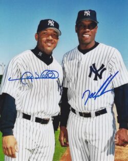 AUTOGRAPHED GARY SHEFFIELD and DOC GOODEN 8x10 New York Yankees Photo