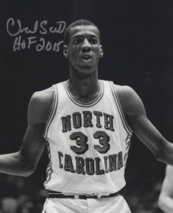 Autographed CHARLIE SCOTT "HOF 2015" 8X10 North Carolina Tar Heels photo