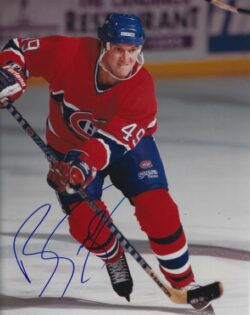 Autographed BRIAN SAVAGE 8X10 Montreal Canadiens Photo