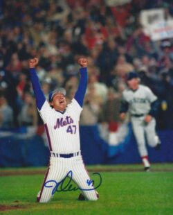 Autographed JESSE OROSCO 8X10 New York Mets photo