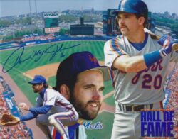 AUTOGRAPHED HOWARD JOHNSON 8X10 New York Mets photo