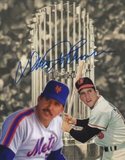 AUTOGRAPHED  DAVEY JOHNSON 8x10 New York Mets and Baltimore Orioles Photo