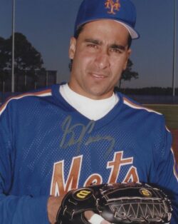 AUTOGRAPHED SID FERNANDEZ 8X10 New York Mets photo