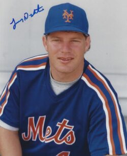 AUTOGRAPHED LENNY DYKSTRA 8X10 New York Mets photo