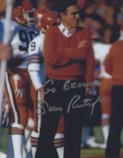 Autographed SAM RUTIGLIANO 8x10 Cleveland Browns Photo