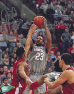 Autographed DAVID LIGHTY 8x10 Ohio State Buckeyes photo