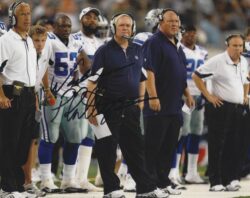 Autographed WADE PHILLIPS 8x10 Dallas Cowboys Photo