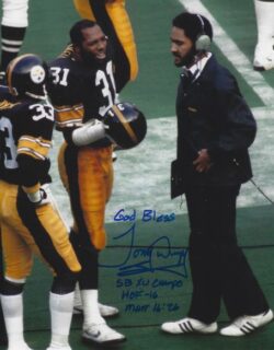 Autographed TONY DUNGY 8X10 Pittsburgh Steelers photo
