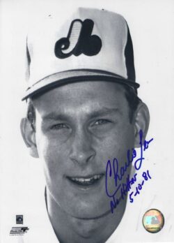 AUTOGRAPHED CHARLIE LEA 8x10 Montreal Expos Photo