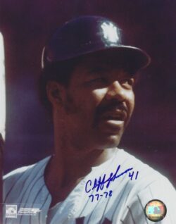 AUTOGRAPHED CLIFF JOHNSON 8x10 New York Yankees Photo